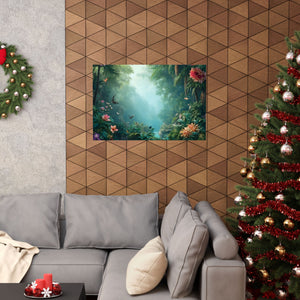 Tropical Rainforest Poster, Matte ~ Another Day in Paradise