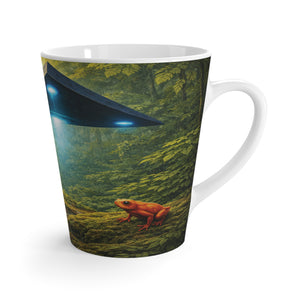 Latte White Mug - UFO and Sloth