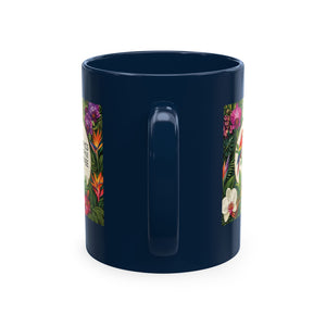 Tropical Coffee Mug, 11 oz — Ceramic Tropics Lifestyle Coffee Colorful Logo