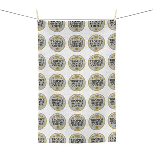 Microfiber Coffee/Tea Towel - MOP Logo, White