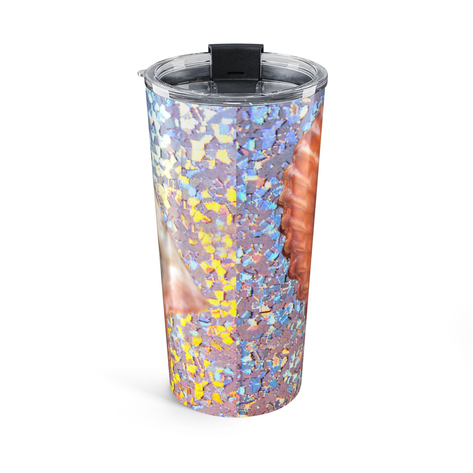 20oz Tumbler — Disco Peach Pearl Travel Cup