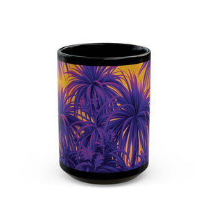 Black Coffee Mug - Tiny Palm Island Pop
