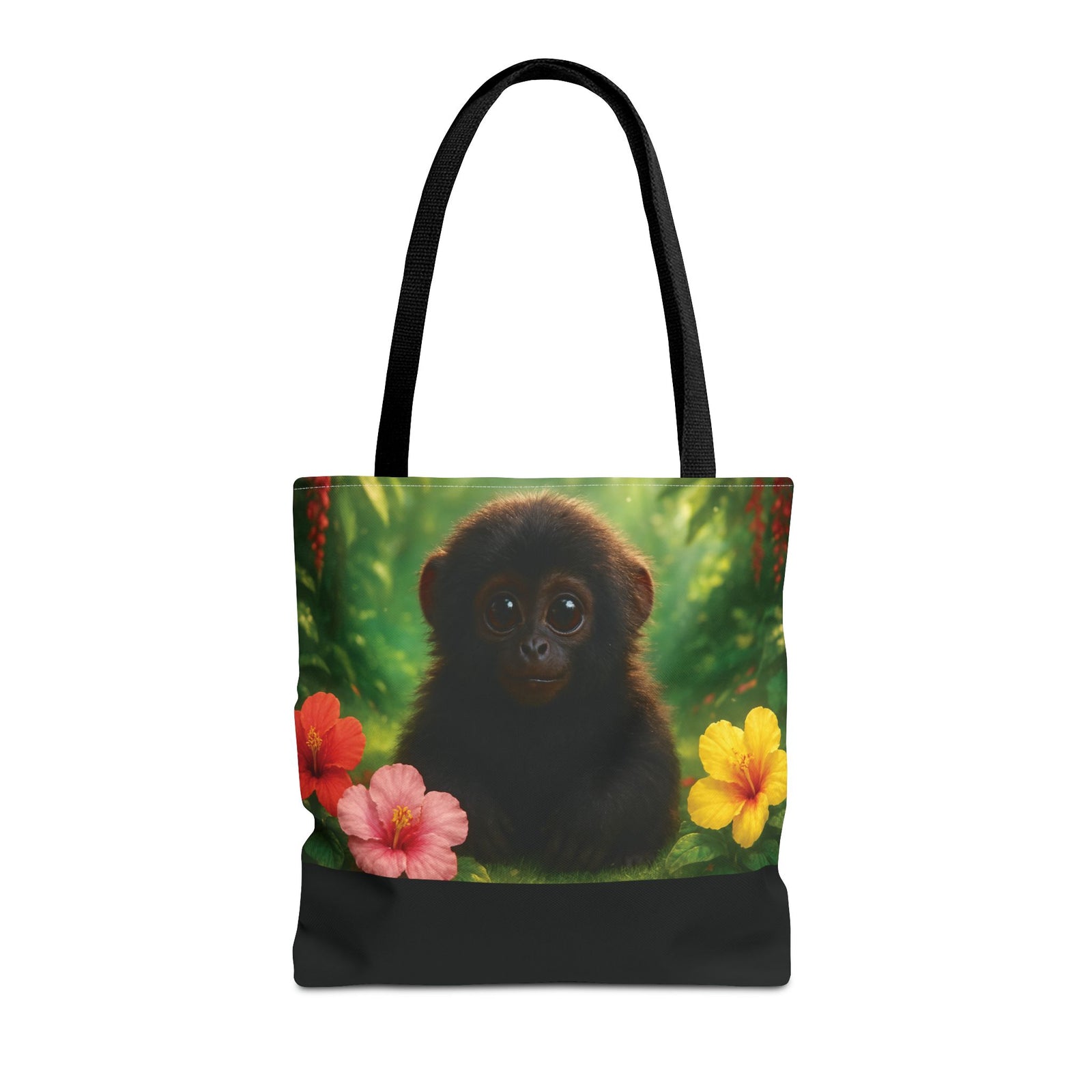 Baby Howler Monkey Trio Tote Bag - 3 Sizes