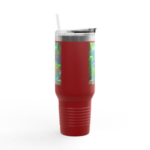 Insulated Travel Mug, 40oz / Tropical Fish Bowl #1 - Perfect for Outdoor Adventures
