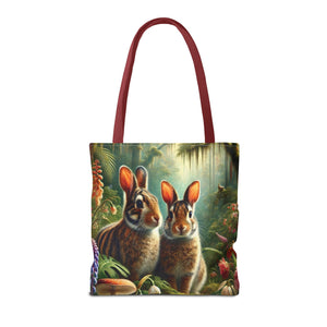 Tropical Sumatran Rabbits Tote Bag - 3 Sizes