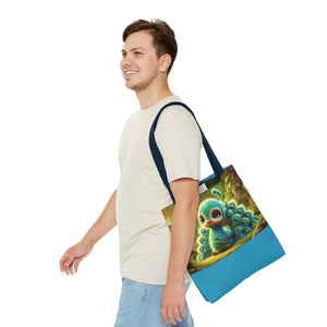 Baby Peacock Trio Tote Bag - 3 Sizes