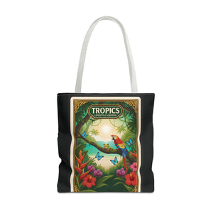 Tote Bag — Parrot Friends at Seashore, TLC Logo