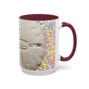 Colorful Mugs (11oz, 15oz), Disco Sand Dollar Macro