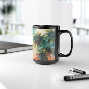 Patriotic Coffee Mug ~ Tropical Statue of Liberty, 2 Sizes