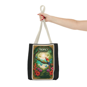 Tote Bag — Parrot Friends at Seashore, TLC Logo