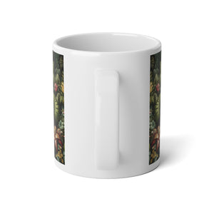 Jumbo Mug, 20oz, Rainforest Rabbit Outing | Tropical Coffee Cup