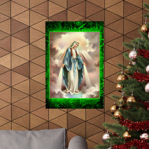 Our Lady of Grace Matte Poster — Virgin Mary Religious Wall Art