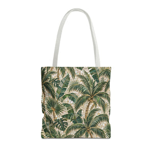 Tropical Palms MosaicTote Bag – Vintage Beach Market Bag