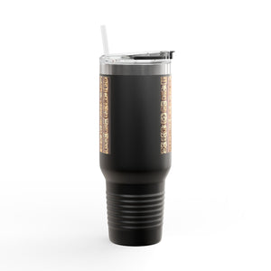 Funny Tiki Totems Insulated Travel Mug - 40oz - Perfect for Outdoor Adventures