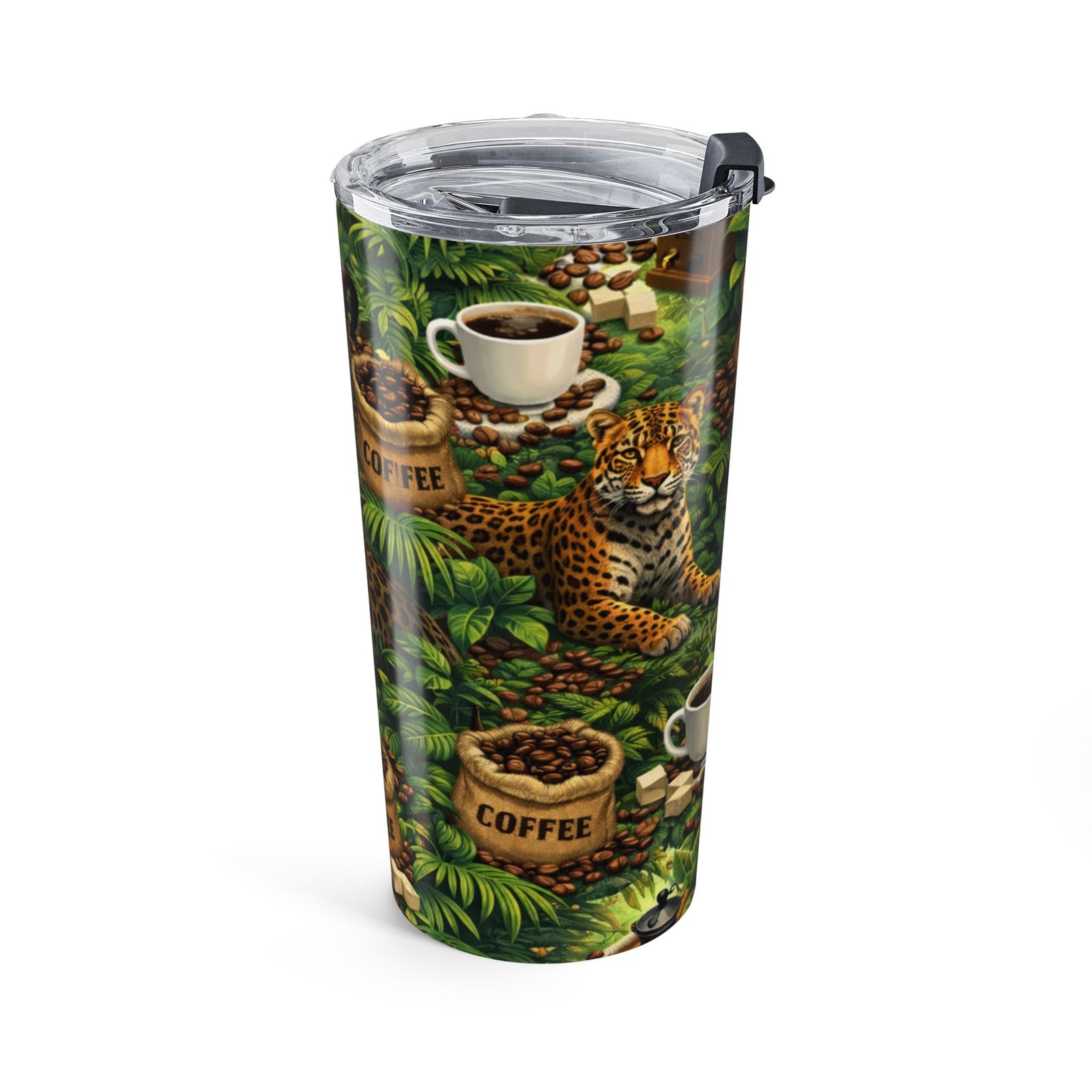 20oz Tumbler ~ UFO & Jungle Jaguars Insulated Travel Cup