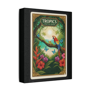 Tropical Wall Art — Seaside Rainforest Friends Coffee Brand Art