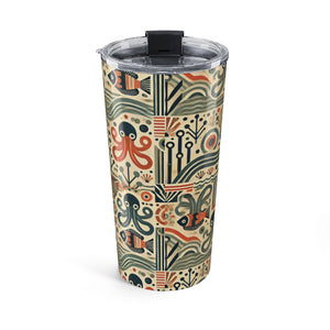 20oz Tumbler – Retro Octopus Insulated Travel Cup