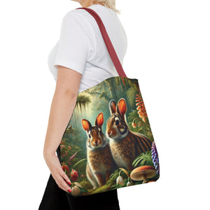 Tropical Sumatran Rabbits Tote Bag - 3 Sizes