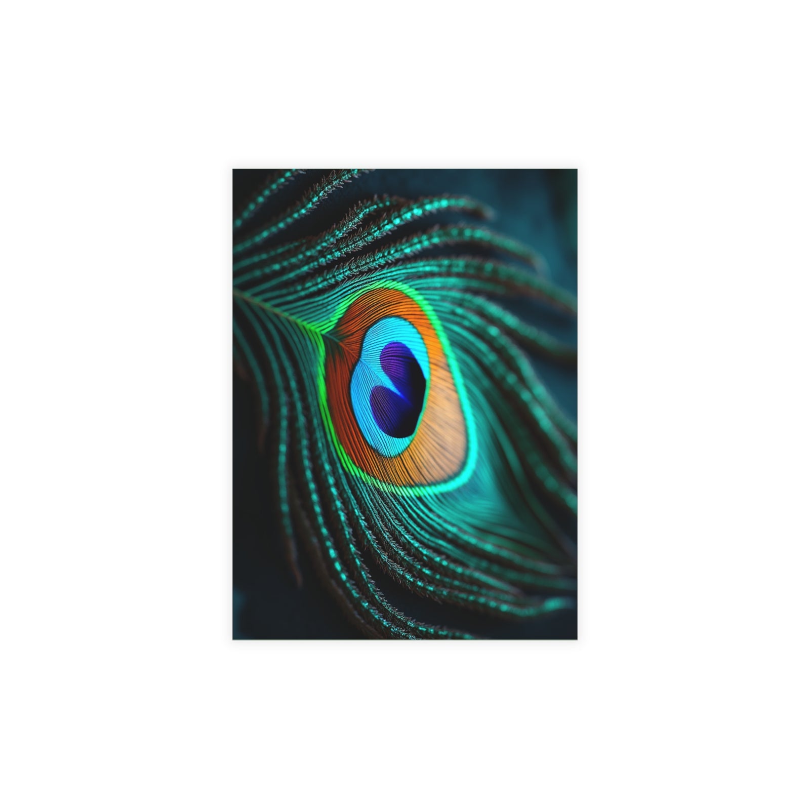 Tropical Peacock Eye Postcard Bundles (envelopes included) ~ 4 sizes