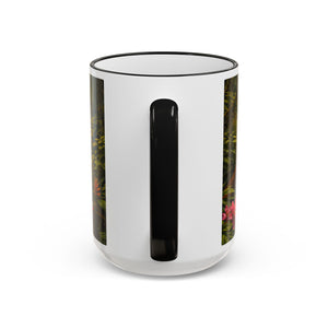 Accent Rim & Handle Mug — UFO & Tiger