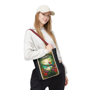 Tote Bag — Parrot Friends at Seashore, TLC Logo
