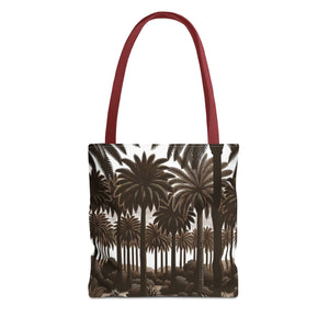 Woodcut Palms Tote Bag - 3 Sizes