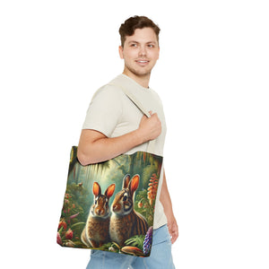 Tropical Sumatran Rabbits Tote Bag - 3 Sizes