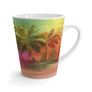 Latte White Mug - Ombre Beach