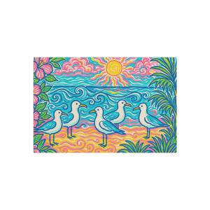 Metal Art Sign/Wall Decor ~ Seagulls on the Beach