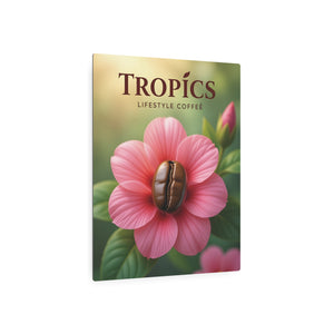 Metal Art Sign/Wall Decor ~ Coffee Bean Flower