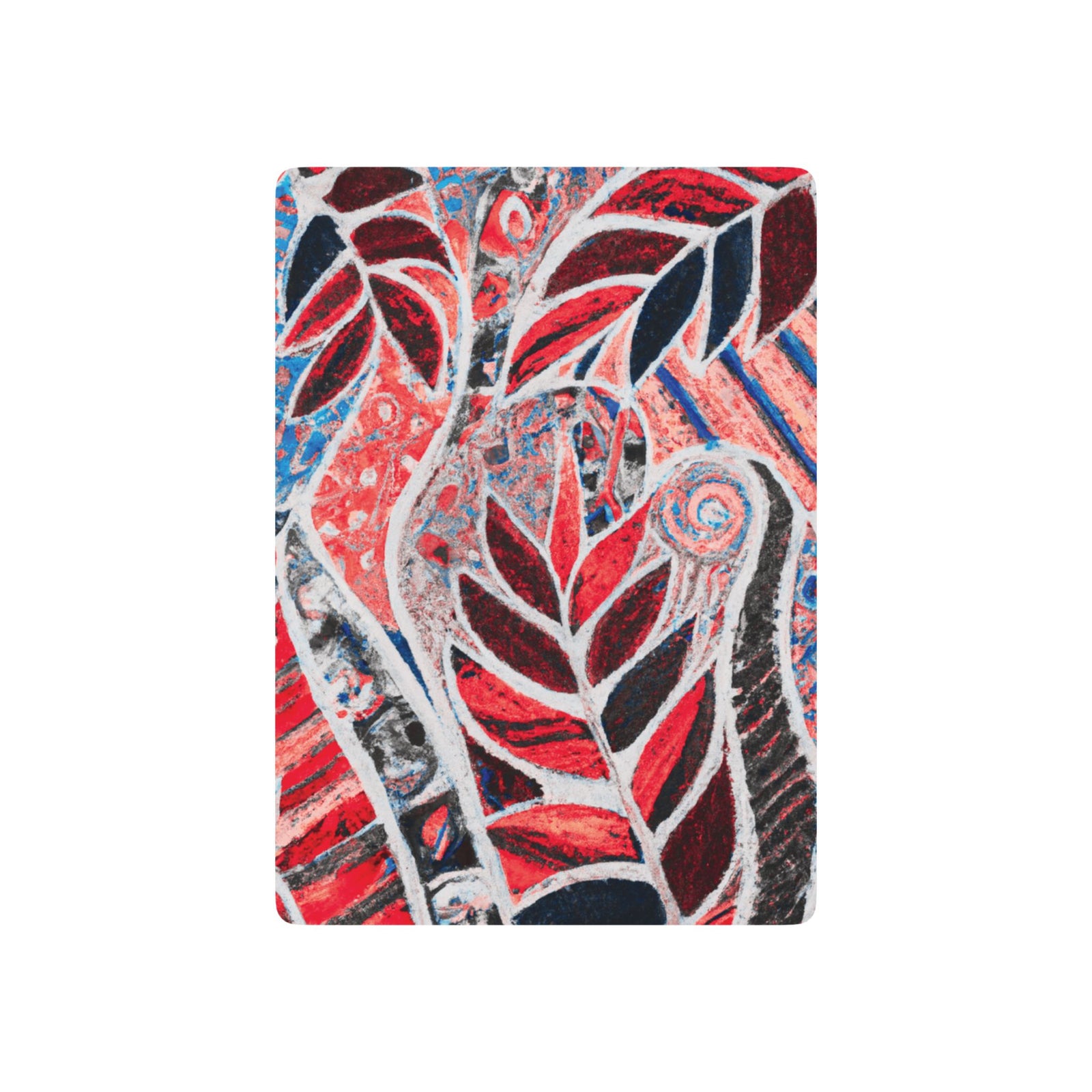 Poker Playing Cards - Amazon Whimsy, Red