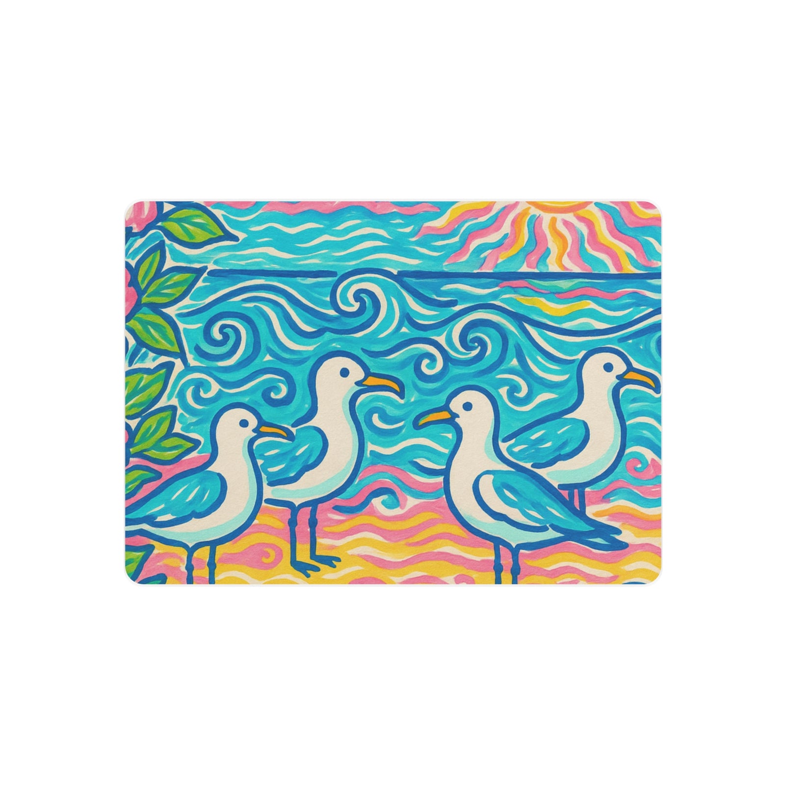 Metal Art Sign/Wall Decor ~ Seagulls on the Beach