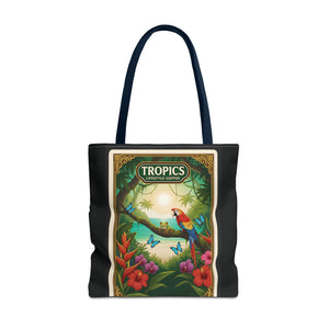 Tote Bag — Parrot Friends at Seashore, TLC Logo