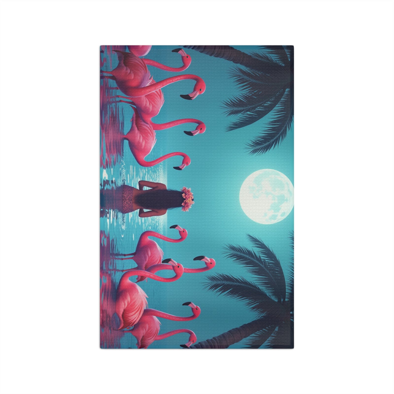 Microfiber Coffee/Tea Towel — Moonlit Mermaid