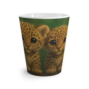 Latte White Mug - Baby Jaguars