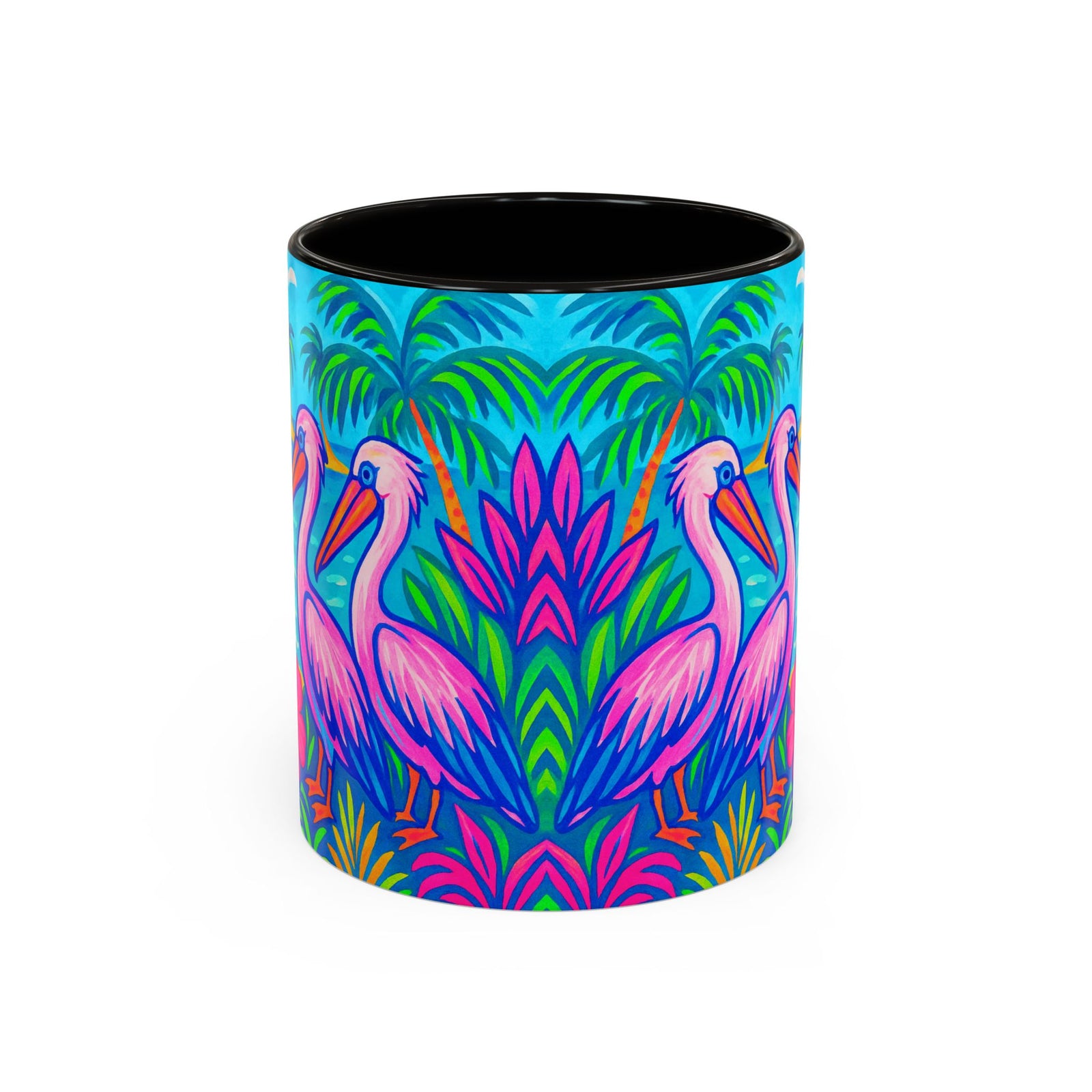 Accent Color Coffee Mug, Many Colors - 11oz & 15oz / Pelican Party