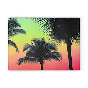 Glass Coffee Station Tray, 2 Sizes – Palm Glow Sangria