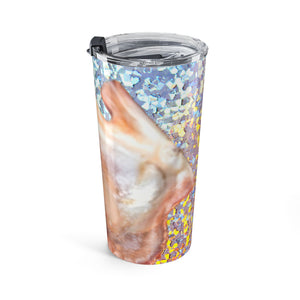 20oz Tumbler — Disco Peach Pearl Travel Cup