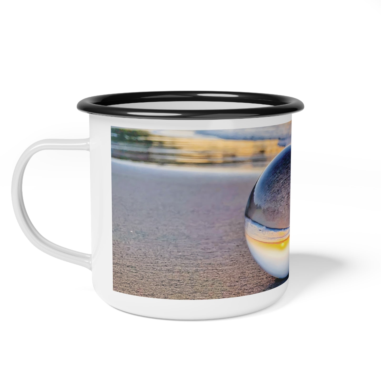 Enamel Camp Cup – Sunrise Beach Crystal Ball