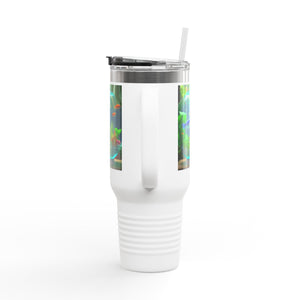 Insulated Travel Mug, 40oz / Tropical Fish Bowl #1 - Perfect for Outdoor Adventures
