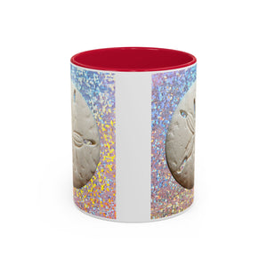 Colorful Mugs (11oz, 15oz), Disco Sand Dollar