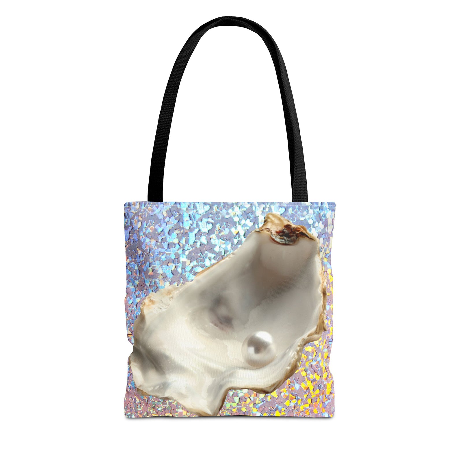 Disco White Pearl & Shell Tote Bag - 3 Sizes
