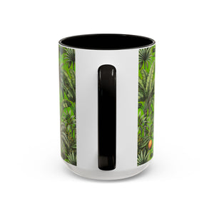 Accent Color Coffee Mug, Many Colors - 11oz & 15oz / Tropical Fruit, Green