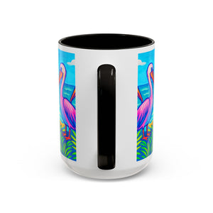 Accent Color Coffee Mug, Many Colors - 11oz & 15oz / Pelican Party