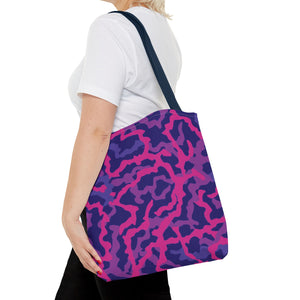 Coral Threads/Heatwave Tote Bag - 3 Sizes
