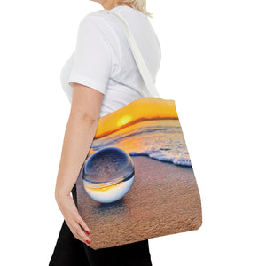Sunset Beach Crystal Ball Tote