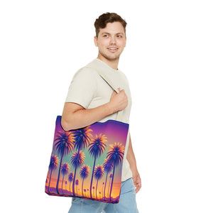 Sunset Palms Tote Bag - 3 Sizes