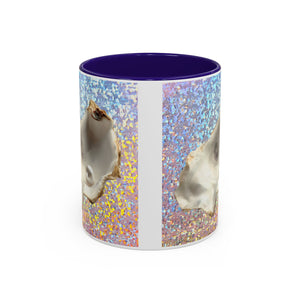 Colorful Mugs (11oz, 15oz), Disco White Pearl Oyster