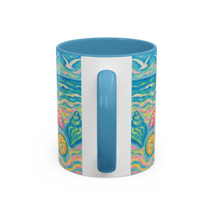 Copy of Accent Coffee Mug (11, 15oz), 8 Colors - Glow Seashells
