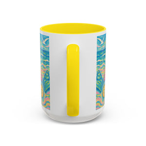 Copy of Accent Coffee Mug (11, 15oz), 8 Colors - Glow Seashells
